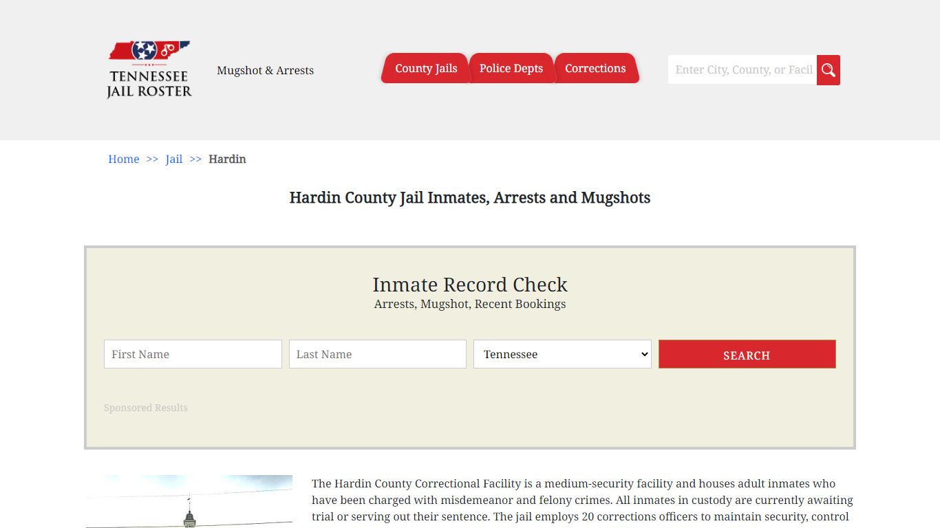 Hardin County Jail Inmates, Arrests and Mugshots